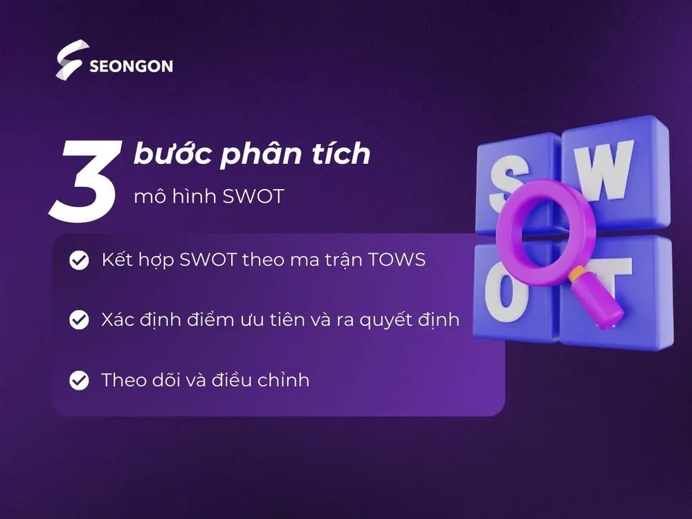 3 bước để phân tích ma trận SWOT chuẩn