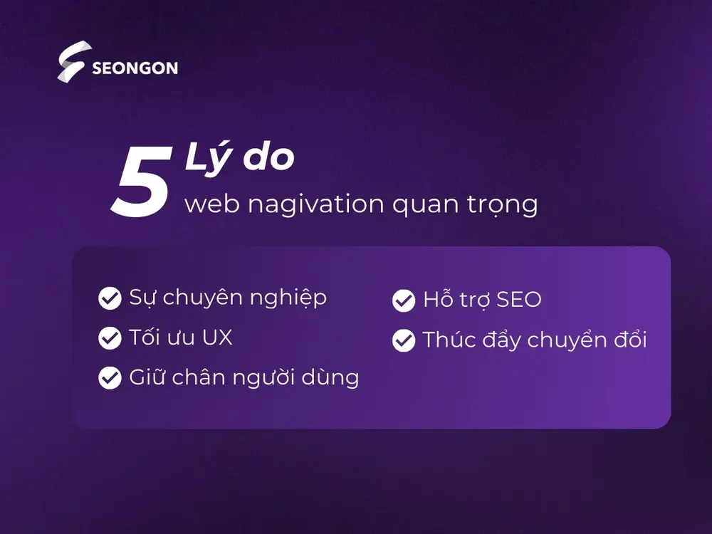 5 lý do chứng minh web navigation quan trọng