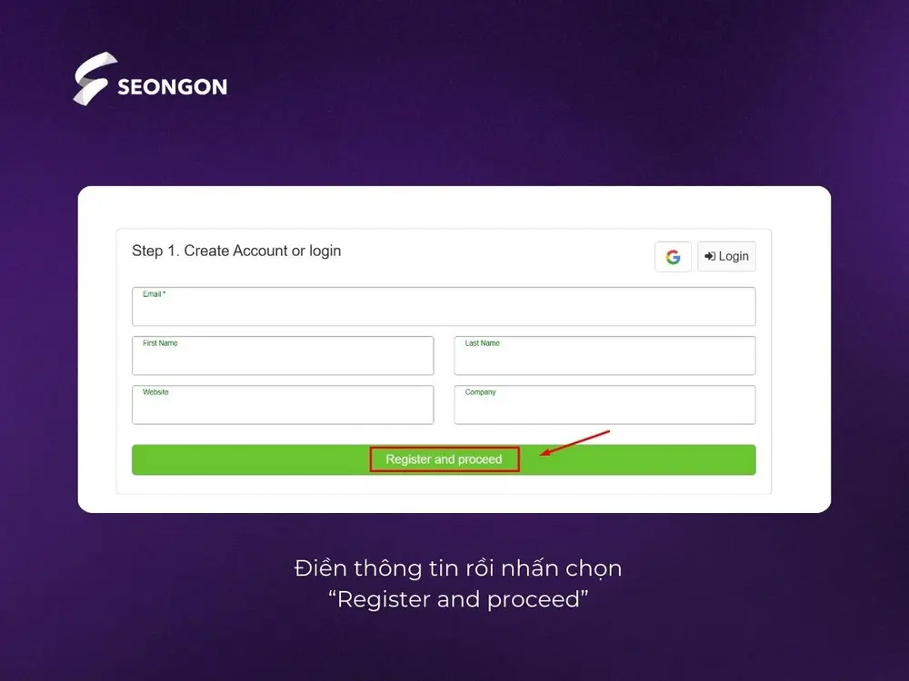 Bước 1: Truy cập website chính thức của DMCA và đăng ký tài khoản thành viên