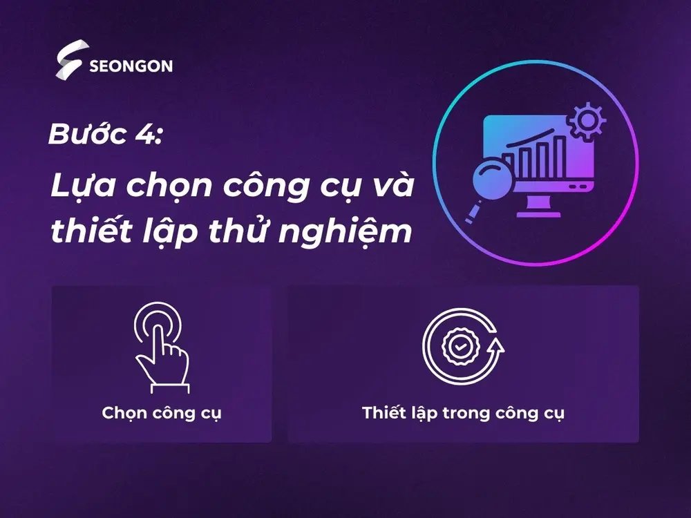 Bước 4 khi thực hiện AB Testing