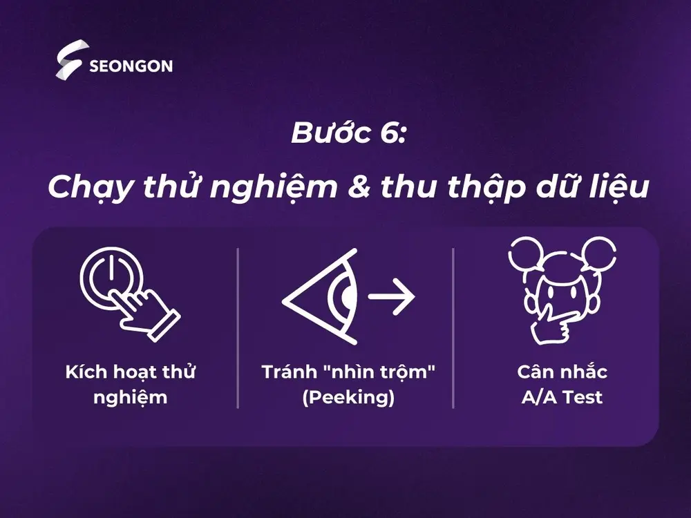 Bước 6 khi thực hiện AB Testing