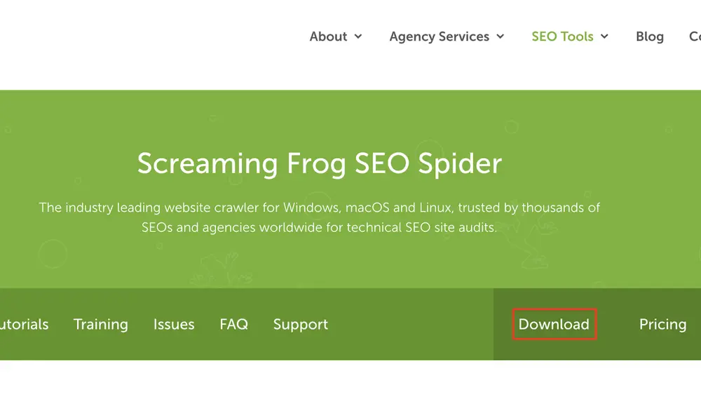 Cài đặt Screaming Frog