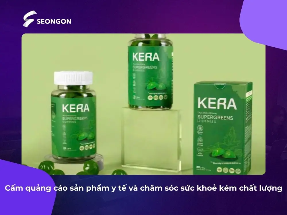 Cấm quảng cáo các sản phẩm y tế, sức khỏe giả, kém chất lượng