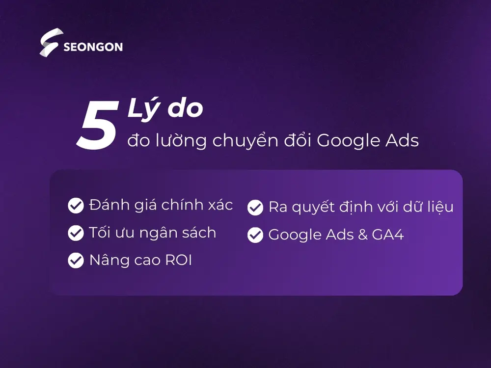 Cần đo lường chuyển đổi Google Ads