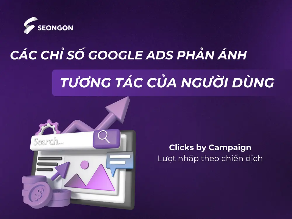 Clicks by Campaign cho biết số lượt nhấp được phân bổ cho từng chiến dịch cụ thể