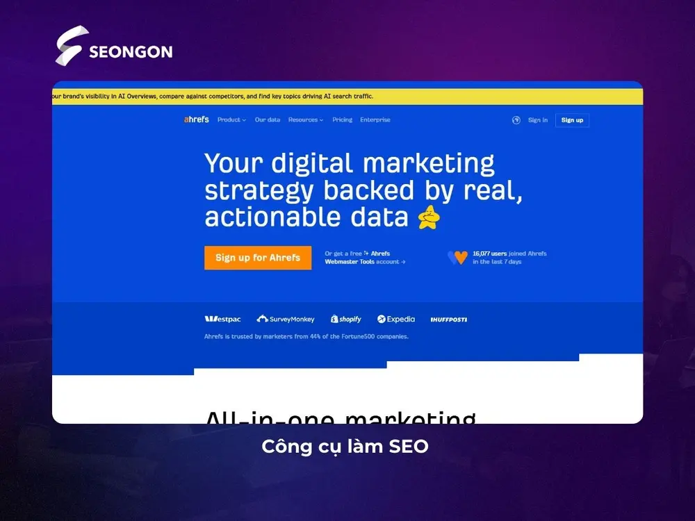 Công cụ làm SEO đa dạng từ phân tích, tối ưu đến sửa lỗi