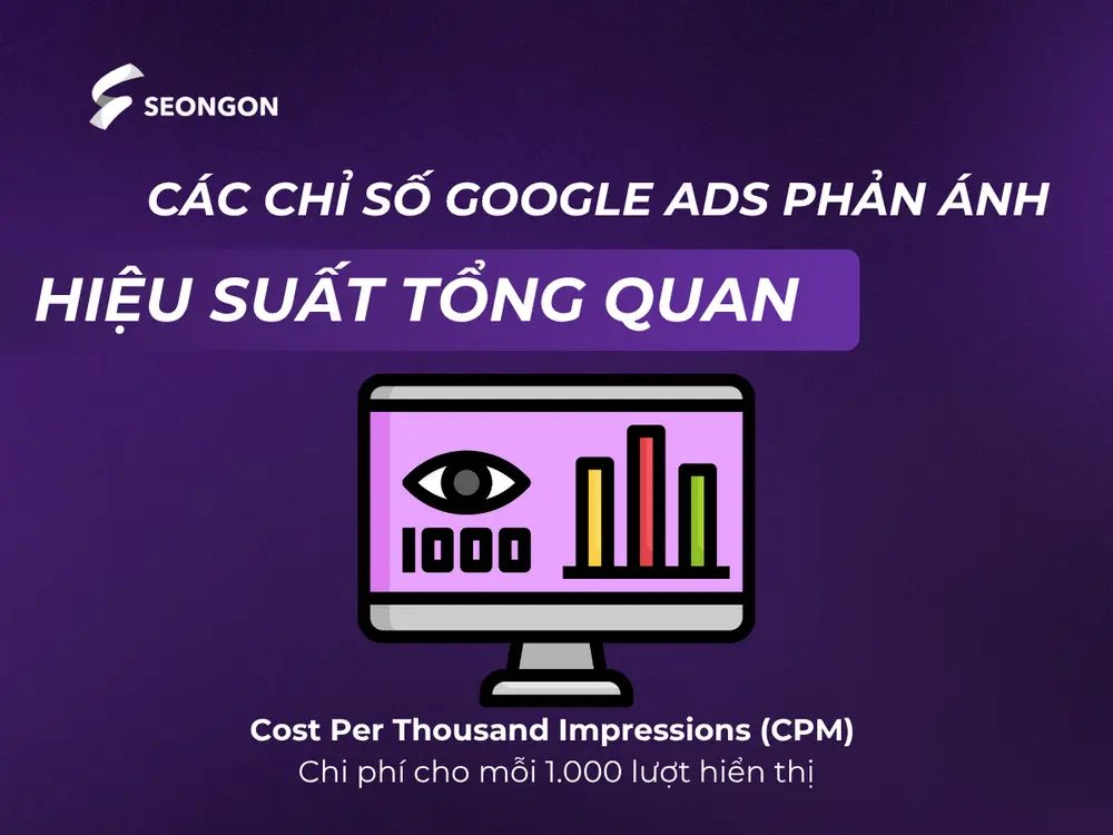 CPM là chi phí bạn phải trả cho mỗi 1.000 lần hiển thị quảng cáo.