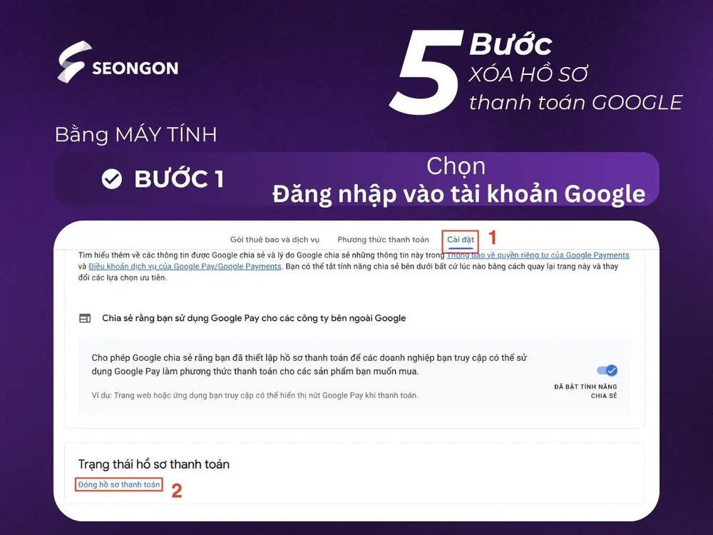 Đăng nhập vào tài khoản Google