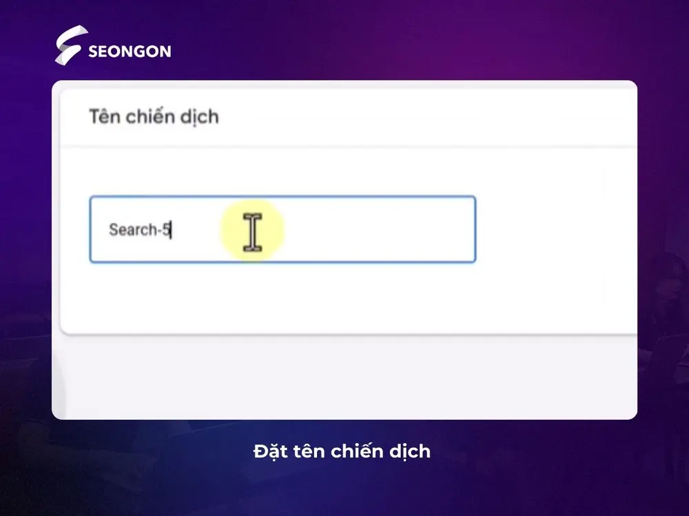 Đặt tên chiến dịch