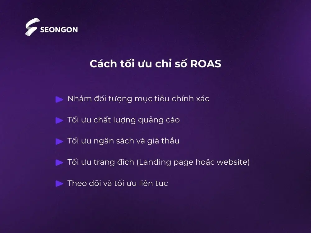Để tối ưu chỉ số ROAS, bạn cần xây dựng chiến lược toàn diện gồm 5 bước
