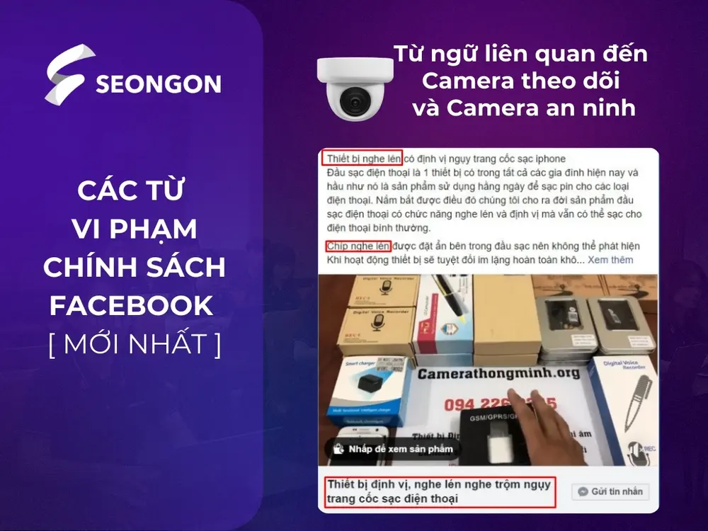 Facebook nghiêm ngặt với nội dung quảng cáo camera để bảo vệ quyền riêng tư