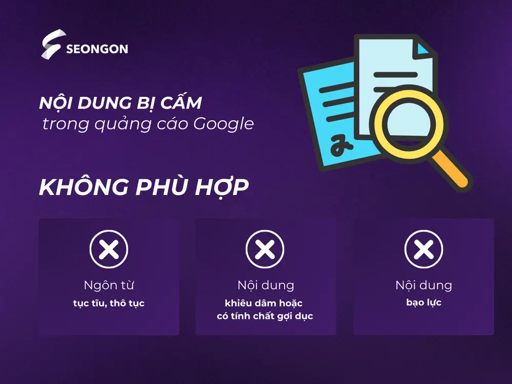 Google duy trì môi trường quảng cáo tôn trọng và phù hợp với mọi đối tượng
