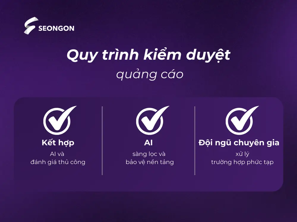 Google kiểm duyệt quảng cáo để đảm bảo chất lượng và an toàn