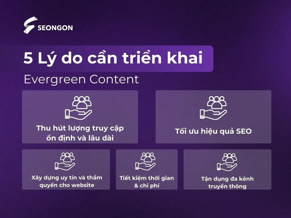 Lý do cần thực hiện triển khai Evergreen Content trong nội dung của bạn