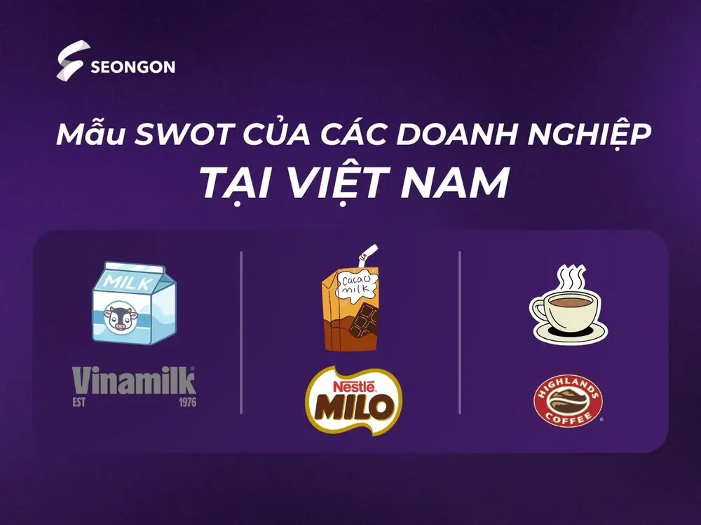 Mẫu ma trận SWOT của các thương hiệu lớn tại Việt Nam