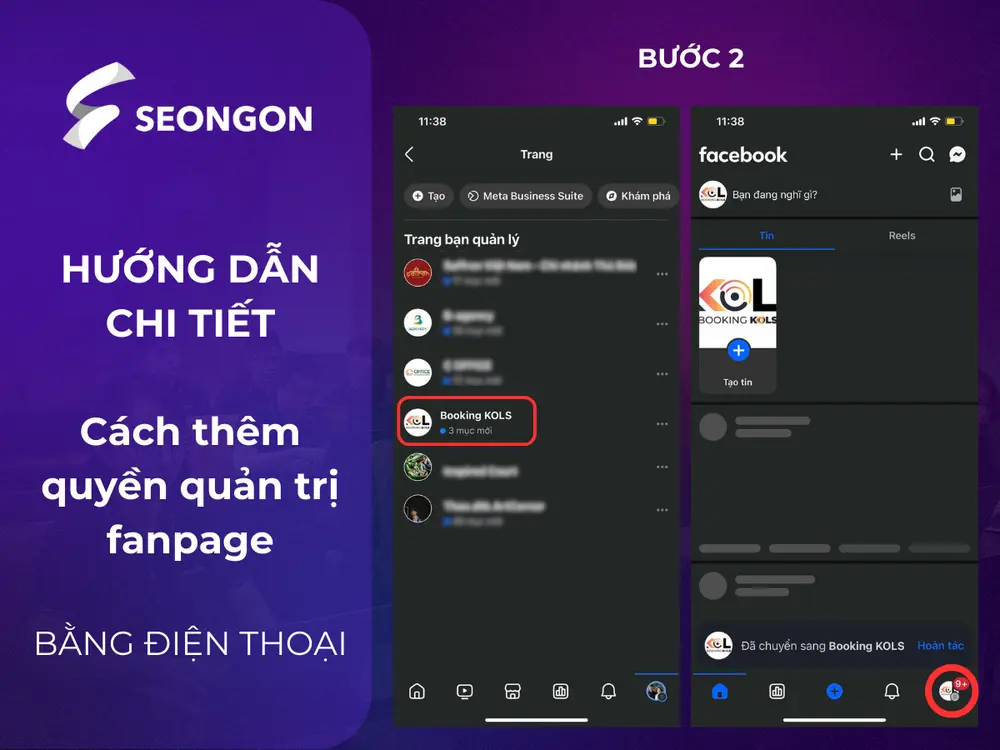 Nhấn vào biểu tượng ba dấu gạch ngang ở góc phải phía dưới