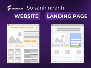 Phân biệt Landing page và Website - Khi nào nên sử dụng?