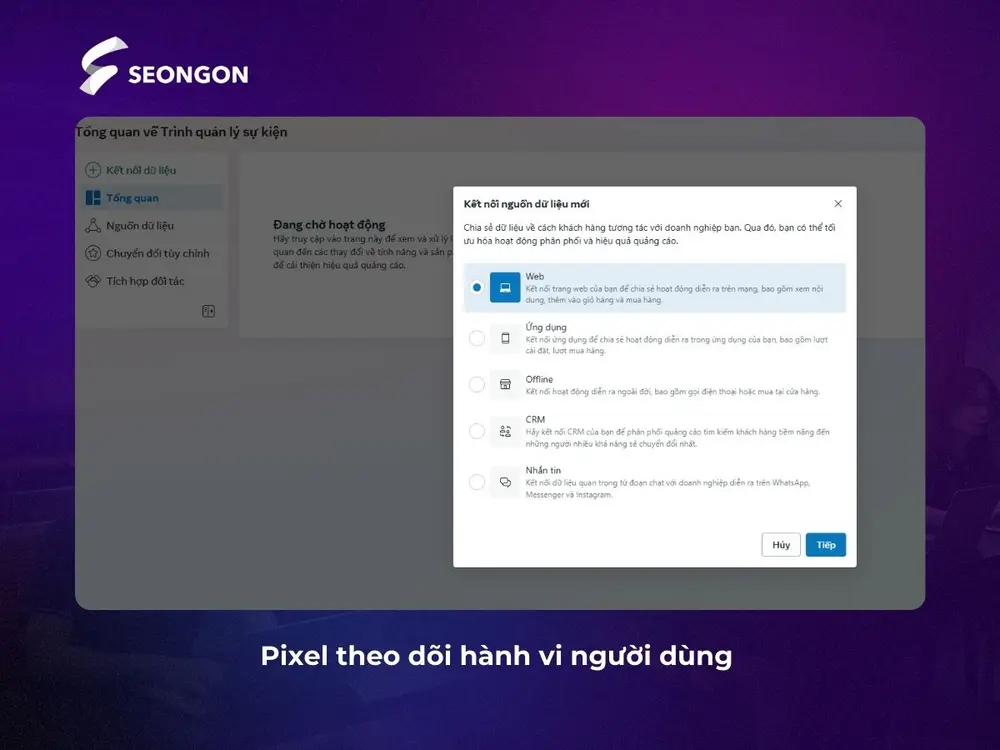 Pixel theo dõi hành vi người dùng