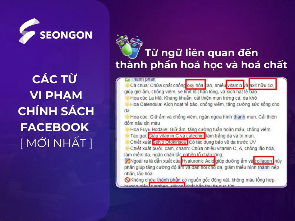 Quảng cáo thực phẩm, mỹ phẩm cần tránh đề cập đến thành phần hóa học
