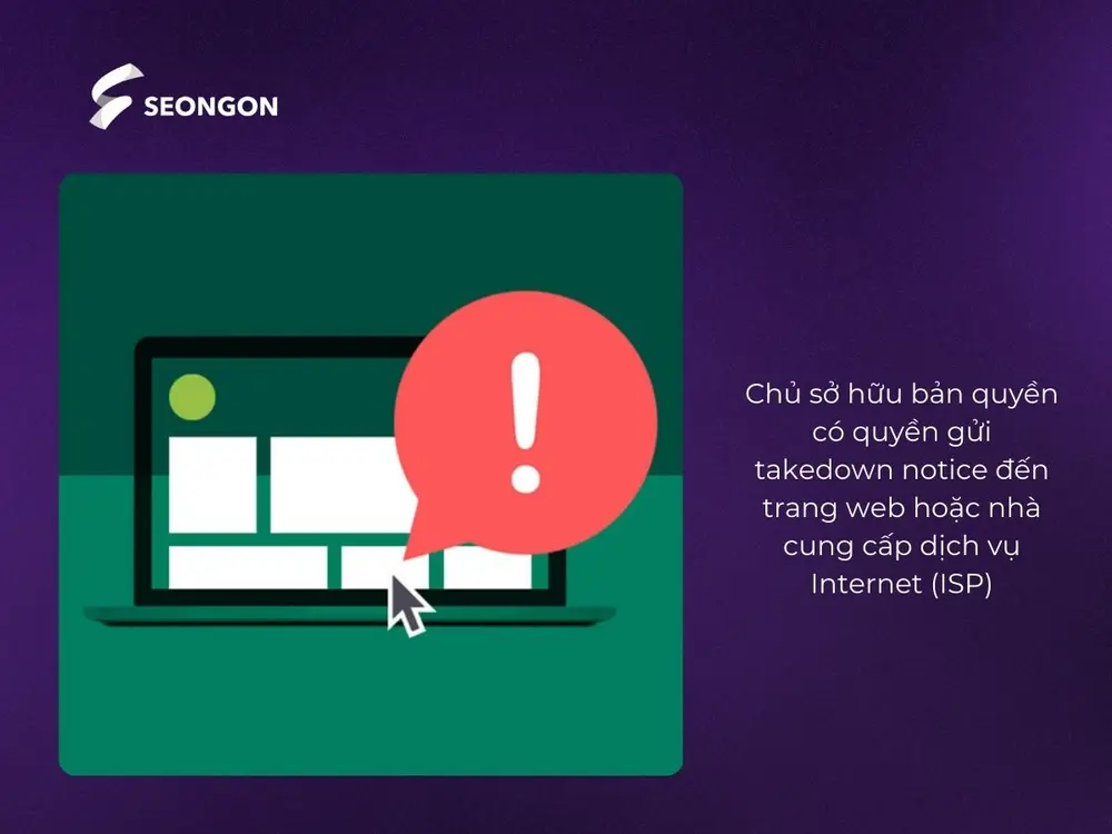 Quy định về hệ thống thông báo vi phạm bản quyền