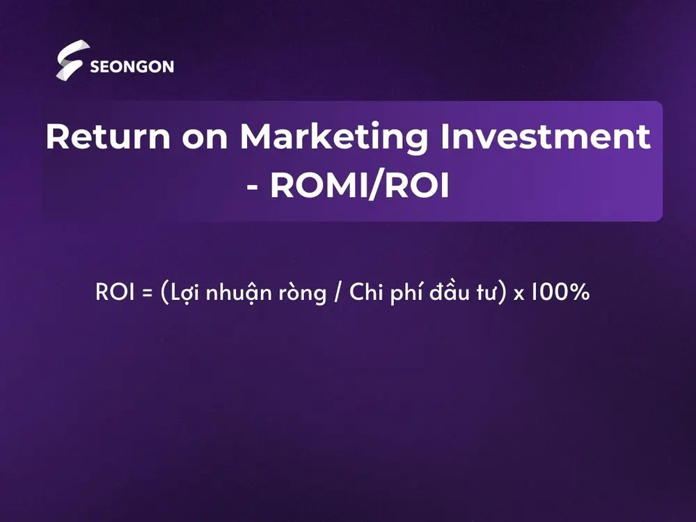 ROI (Return on Investment) là chỉ số đo mức lợi nhuận mà một khoản đầu tư mang lại so với chi phí đã bỏ ra