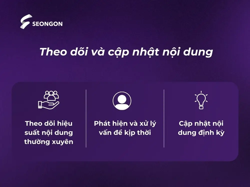 Theo dõi và cập nhật nội dung định kỳ để đảm bảo chất lượng tốt nhất