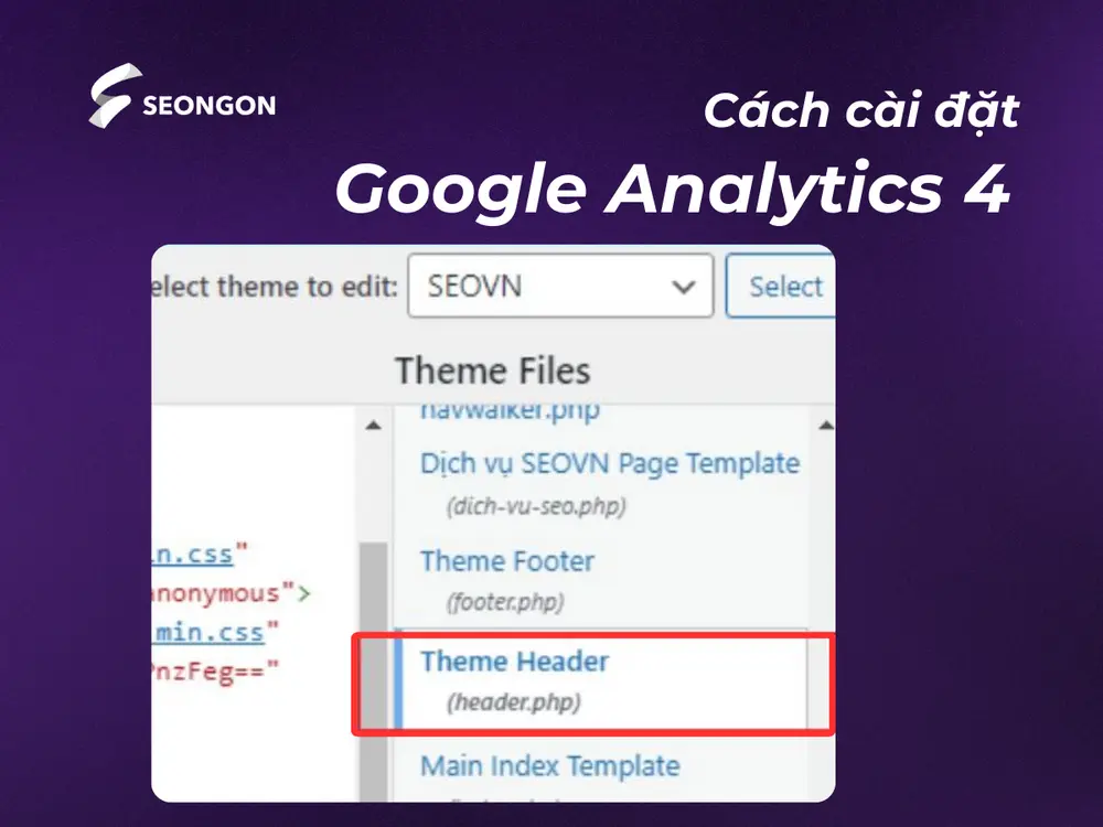 Tìm header files và dán mã nguồn thủ công