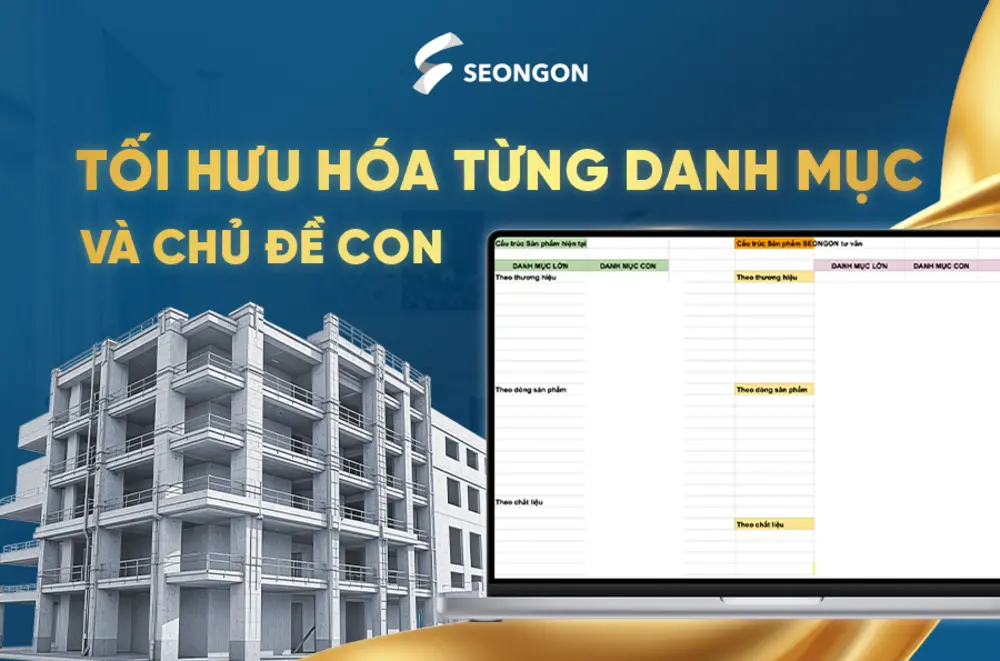 Tối ưu hóa từng danh mục và chủ đề con
