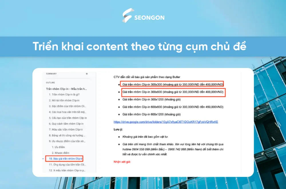 Triển khai content chuẩn chỉnh, đáp ứng Search Intent