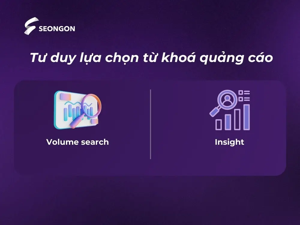 Tư duy giúp bạn lựa chọn từ khoá quảng cáo chuẩn