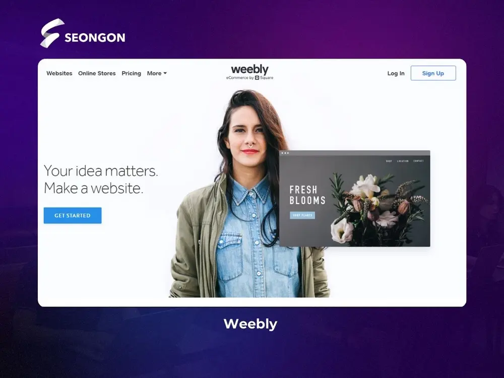 Weebly giúp chuyển đổi landing page sang website bán hàng nếu người dùng có nhu cầu