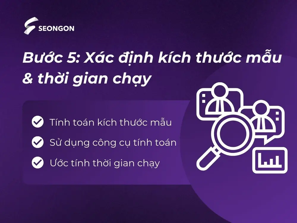 Xác định kích thước mẫu & thời gian chạy là việc quan trọng khi AB Testing