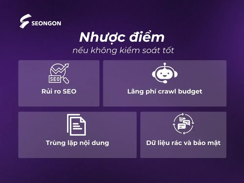 4 nhược điểm của thanh tìm kiếm nội bộ