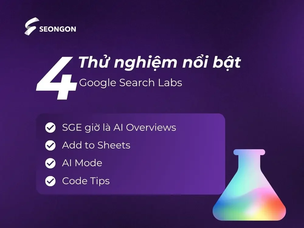 4 thử nghiệm nổi bật của Google Search Labs