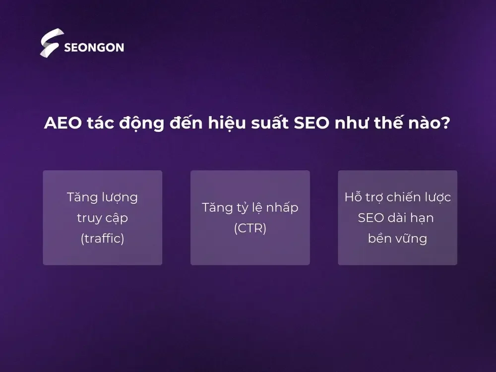 AEO có thể tác động đến hiệu suất SEO như thế nào?