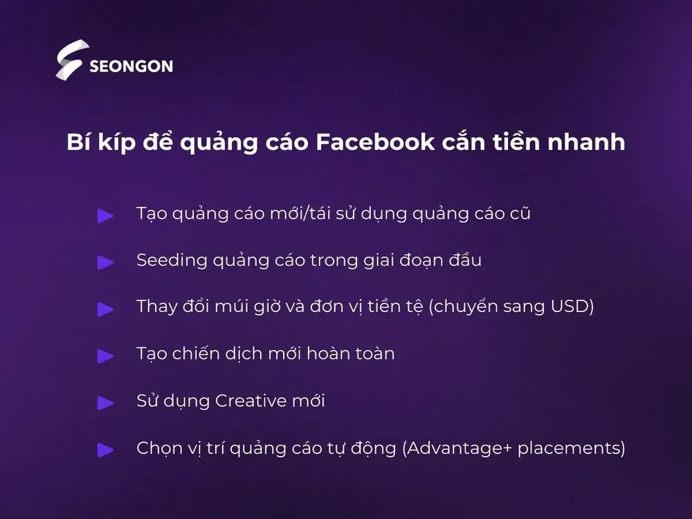 Bí kíp để quảng cáo Facebook cắn tiền nhanh