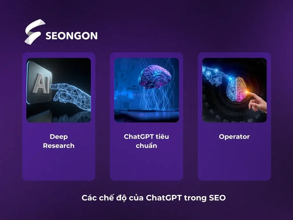 Các chế độ của ChatGPT trong SEO