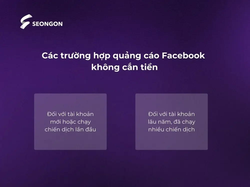Các trường hợp quảng cáo Facebook không cắn tiền