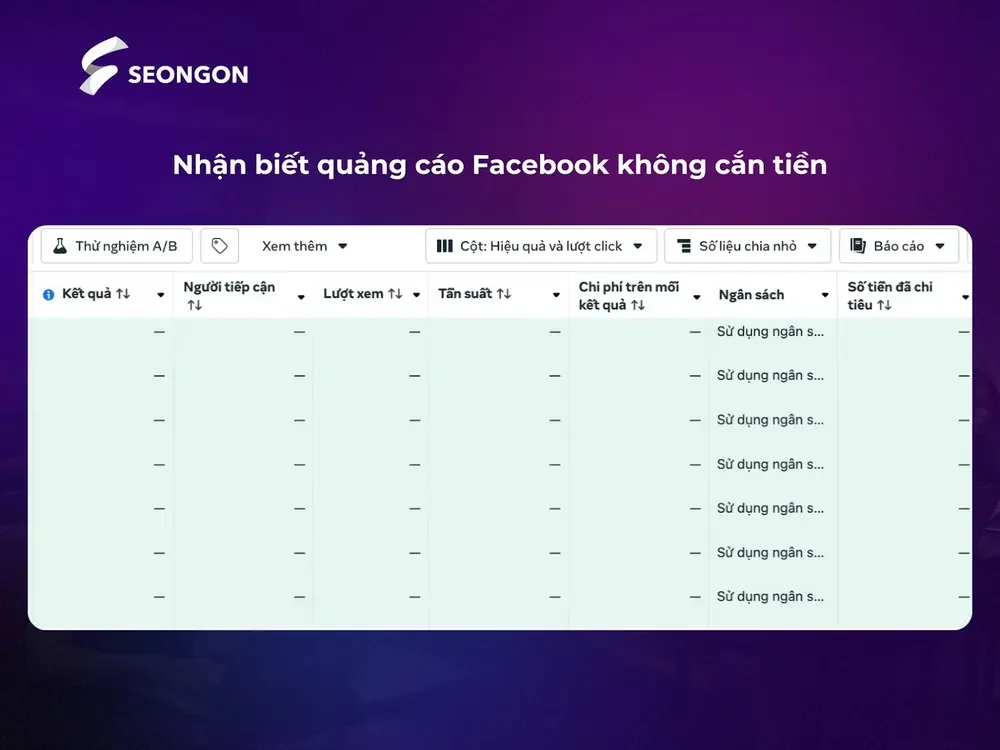 Cách nhận biết quảng cáo Facebook không cắn tiền