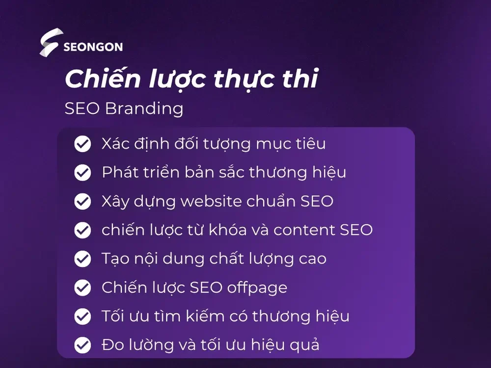 Chiến lược thực thi SEO Branding tối ưu cho website