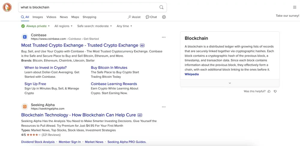 DuckDuckGo không theo dõi hay thu thập dữ liệu người dùng