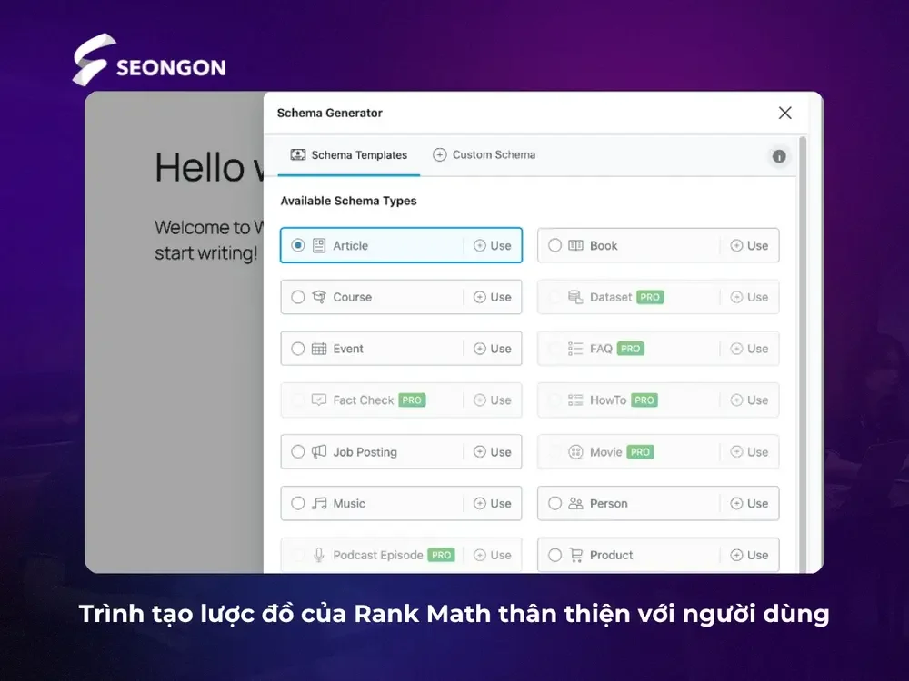 Giao diện thân thiện với người dùng