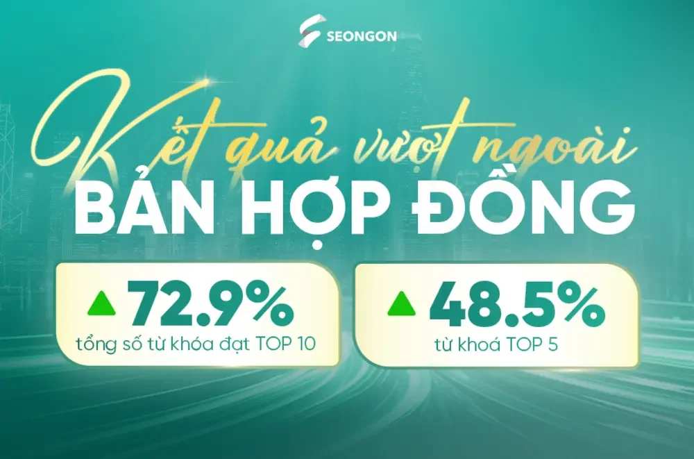 Kết quả đáng tự hào đội ngũ SEOGON đạt được