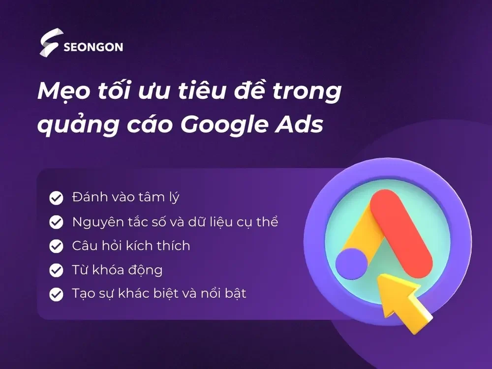 Mẹo tối ưu tiêu đề trong quảng cáo Google Ads