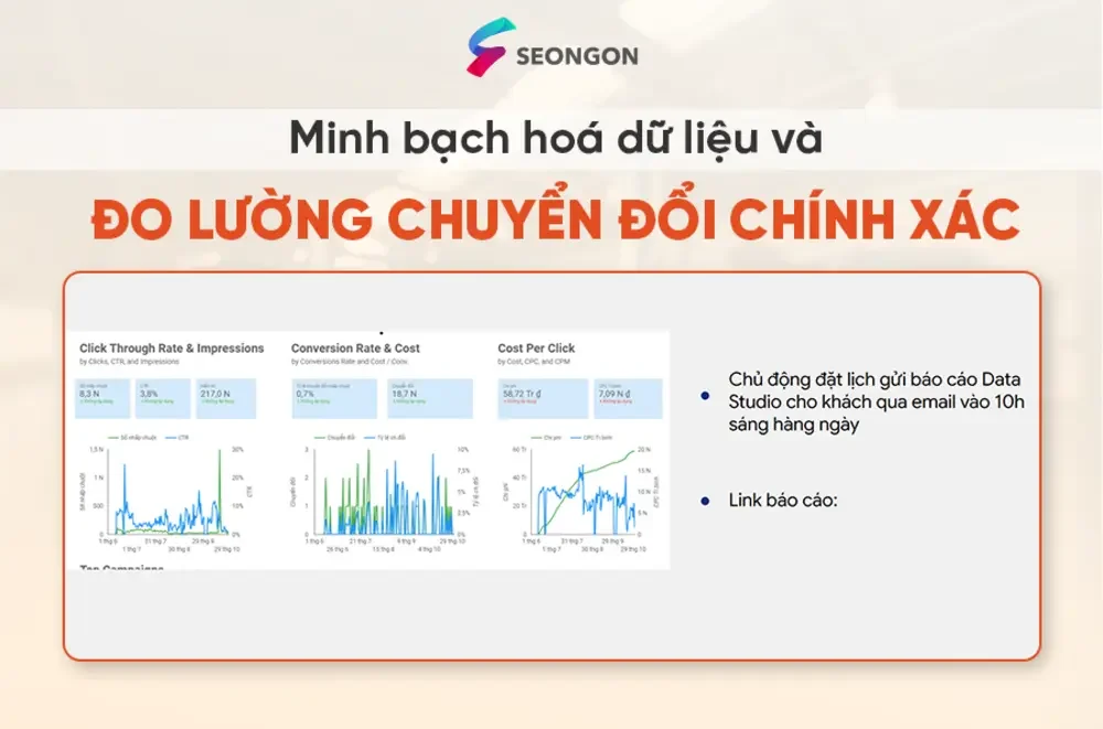 Minh bạch hoá dữ liệu và đo lường chuyển đổi chính xác