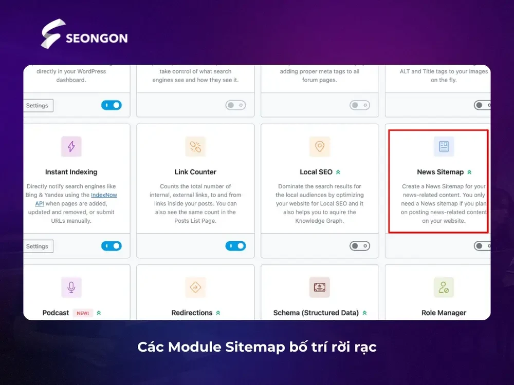 Một vài điểm hạn chế của sitemap trong Rank Math