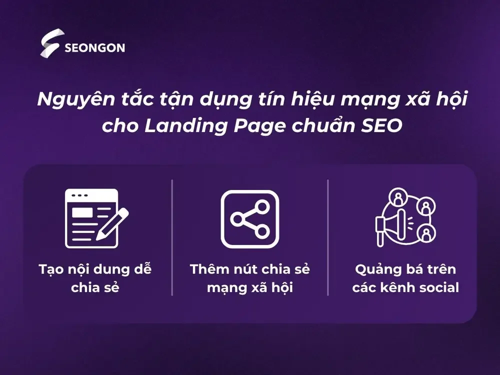 Nguyên tắc tận dụng tín hiệu mạng xã hội cho Landing Page chuẩn SEO