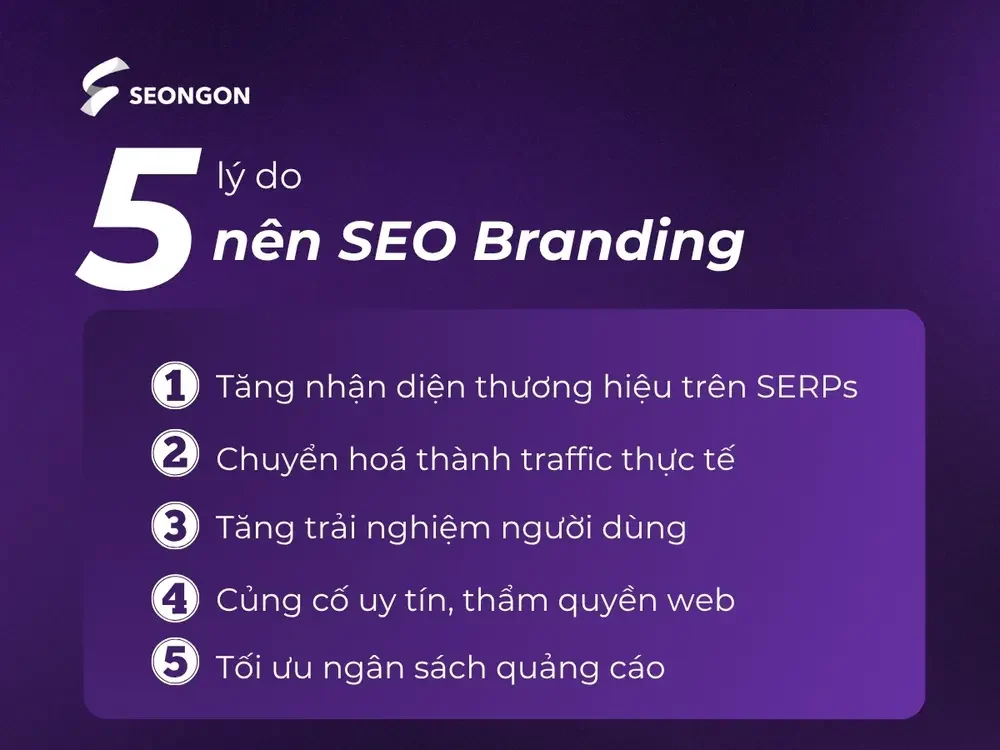Những lý do bạn nên thực hiện SEO Branding