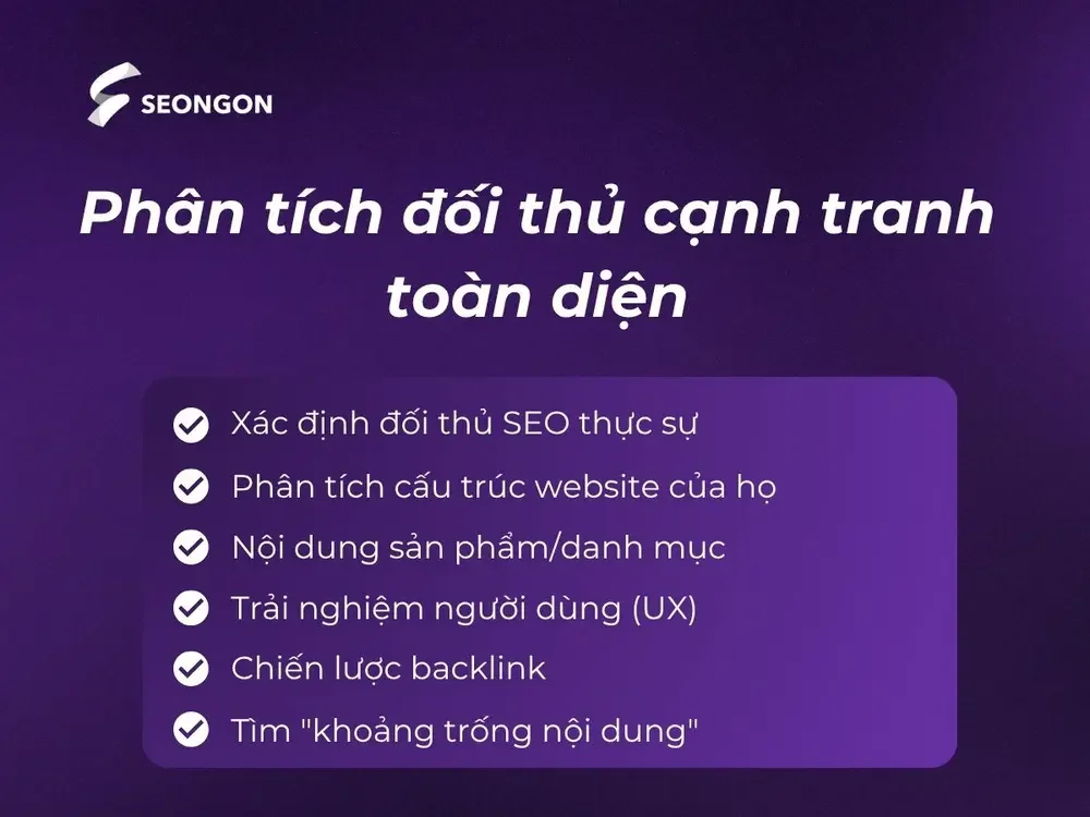 Phân tích đối thủ cạnh tranh trong SEO Ecommerce