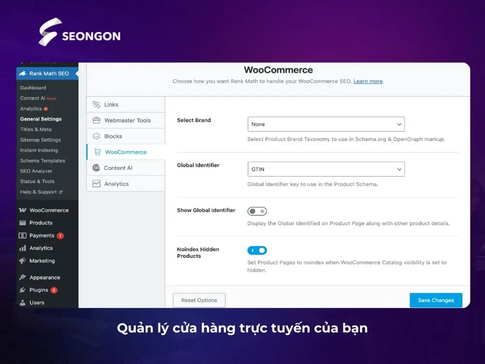 Quản lý cửa hàng trực tuyến của bạn